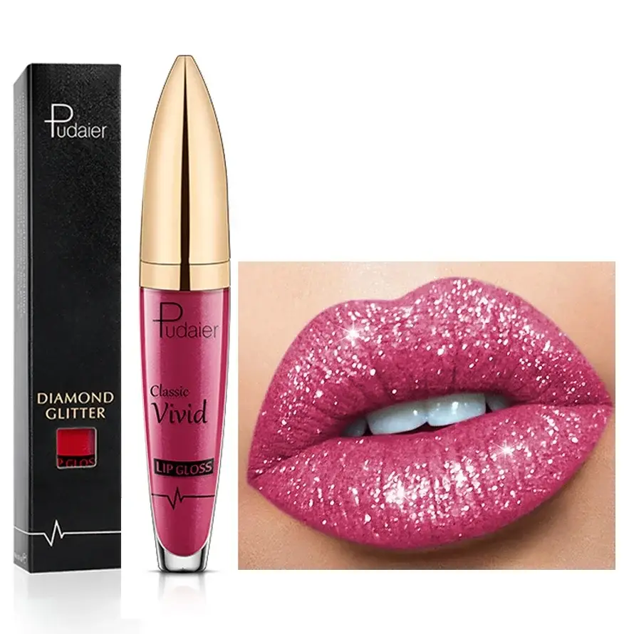 Glitzer Lipgloss Wasserfest – Langanhaltender Glanz mit Vielseitiger Farbauswahl für Jeden Anlass