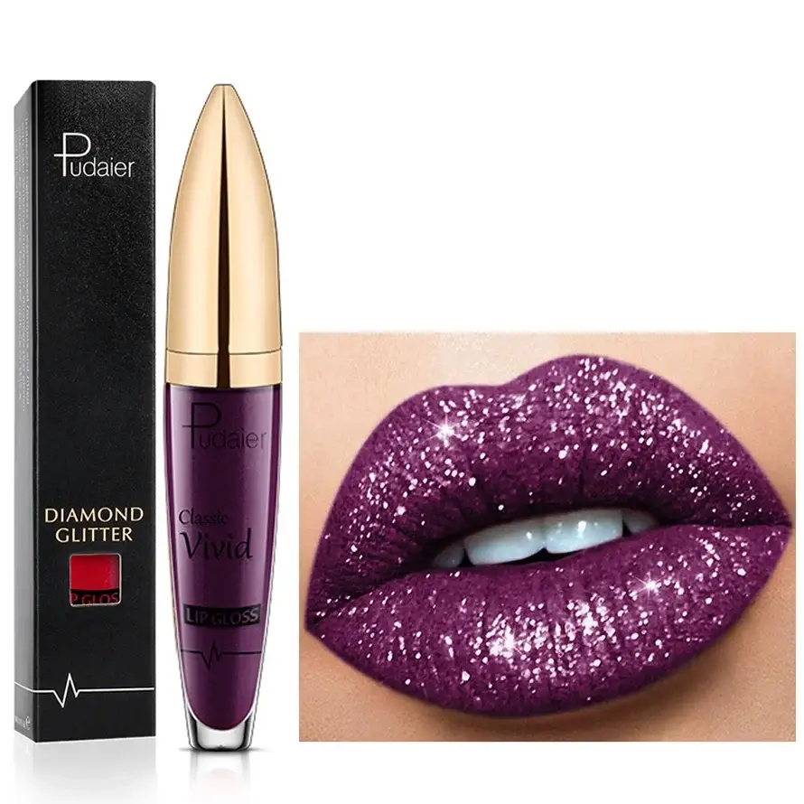 Glitzer Lipgloss Wasserfest – Langanhaltender Glanz mit Vielseitiger Farbauswahl für Jeden Anlass