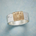 Goldfaden Ring | Schmuck für Damen | Handgefertigt aus Silber für besondere Anlässe