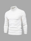 Maglione uomo manica lunga collo alto | Vestibilità aderente