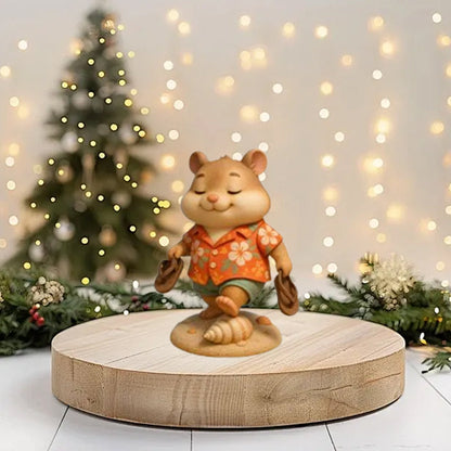 Hamster-Adventskalender 2025 – 24-tägiger Kalender mit Hamsterfiguren und Weihnachtsmotiven 0