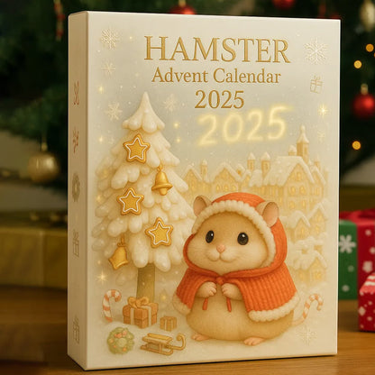 Hamster-Adventskalender 2025 – 24-tägiger Kalender mit Hamsterfiguren und Weihnachtsmotiven 4