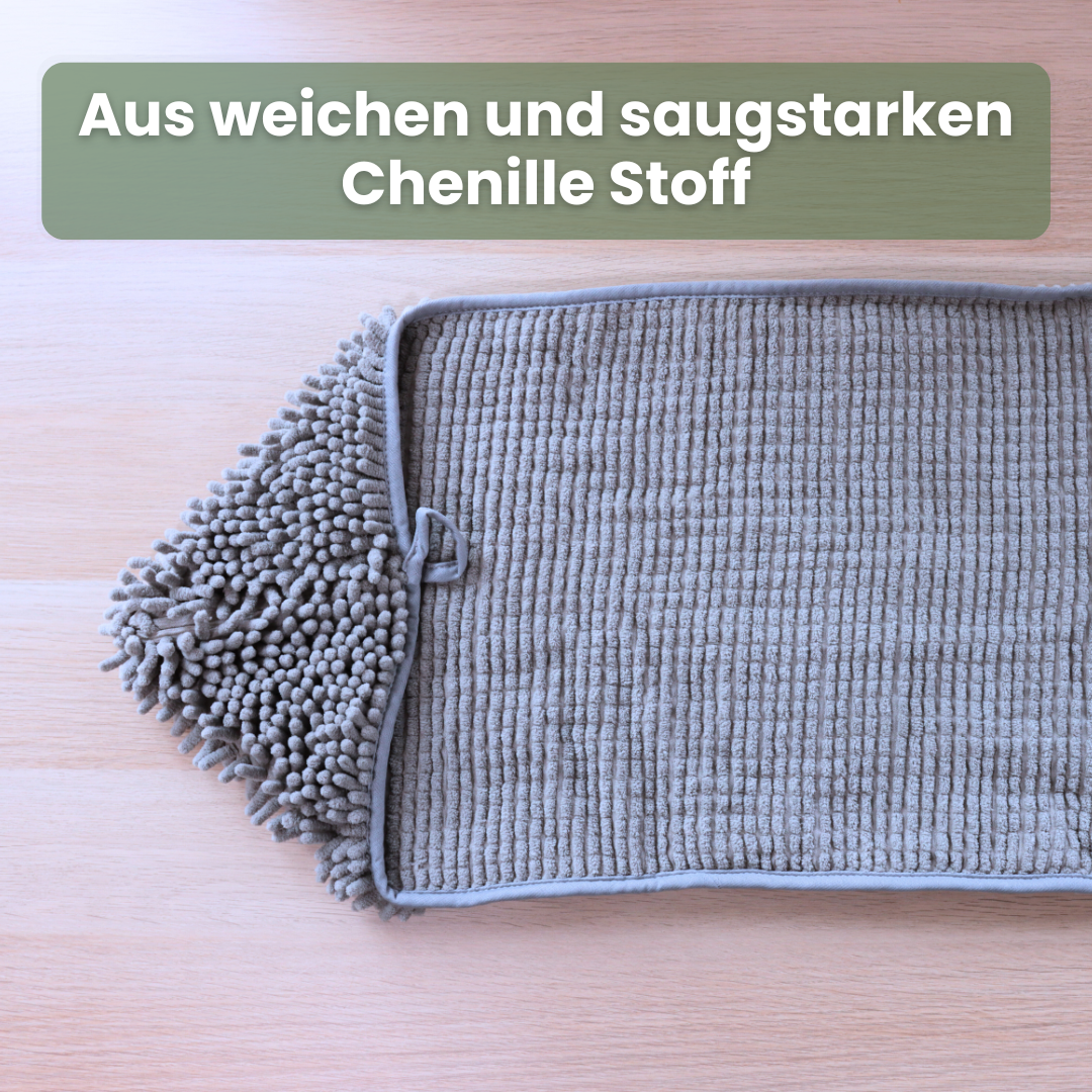 Handtuch für Hunde aus hochsaugfähigem Material – schnell trocknend und schmutzabsorbierend