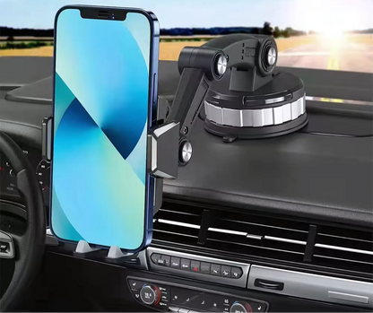 Handyhalterung Auto mit 360° Rotation und Starker Saugnapf-Haftung – Einhandbedienung für Smartphones