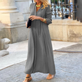 Hannalore | Damen Bequemes Maxikleid 1