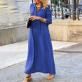 Hannalore | Damen Bequemes Maxikleid 4