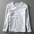 Herren Langarm T Shirt Mit Klassischer Passform | Minimalistischer Stil