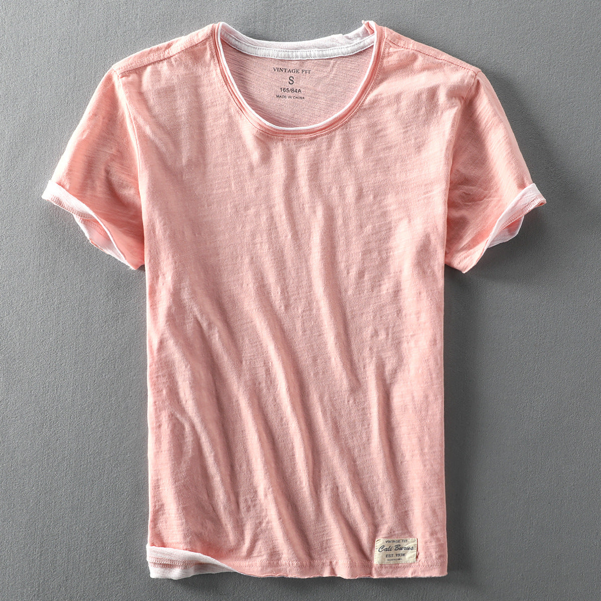 T-shirt homme à manches courtes coupe classique | Style minimaliste