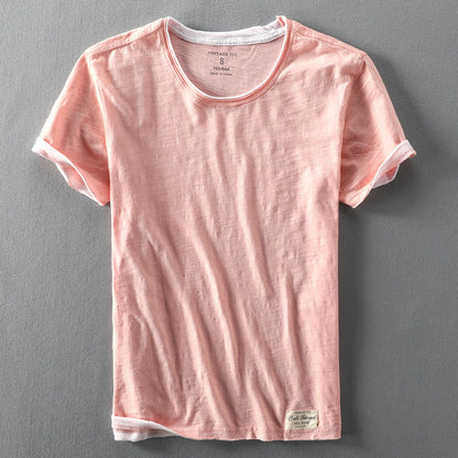 T-shirt homme à manches courtes coupe classique | Style minimaliste