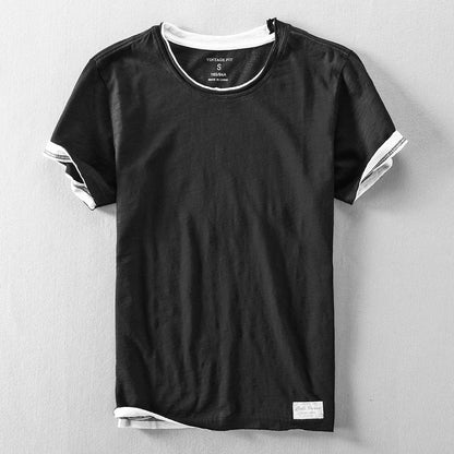 T-shirt homme à manches courtes coupe classique | Style minimaliste
