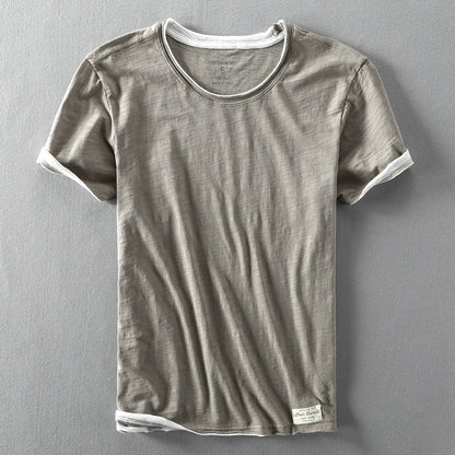 T-shirt homme à manches courtes coupe classique | Style minimaliste