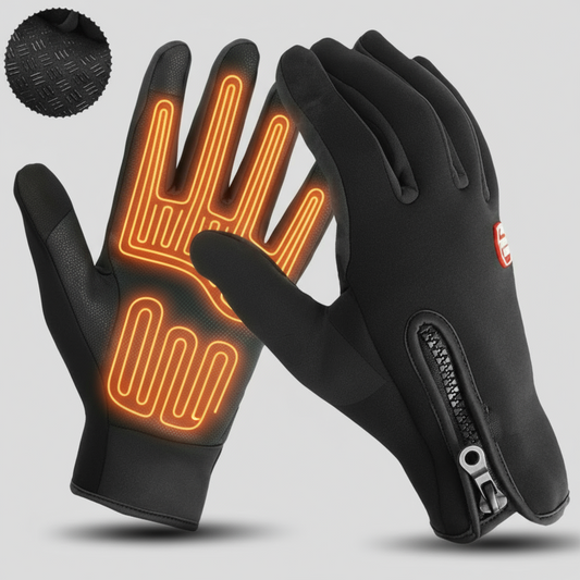 Heizbare Handschuhe Winter Thermisch Wasserdicht Touchscreen Warm Grip 0
