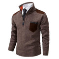 Herbstlicher luxuriöser weicher Strickpullover für Herren – Archer