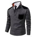 Herbstlicher luxuriöser weicher Strickpullover für Herren – Archer