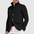 Herren-Strickjacke – Klassischer Pullover zum Knöpfen mit geripptem Design für einen anspruchsvollen Stil