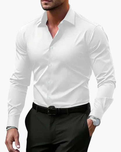 Herren Businesshemd Slim Fit – Modernes Langarmhemd für Büro & elegante Anlässe