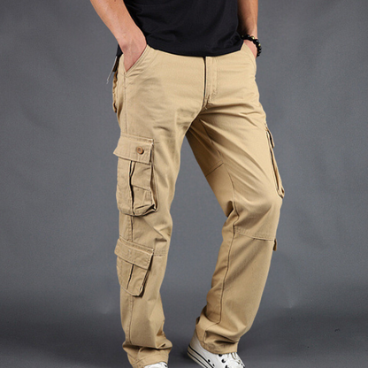Herren Cargohose | weicher Stoff | Strapazierfähig, bequem & kühl | Outdoor & Freizeit