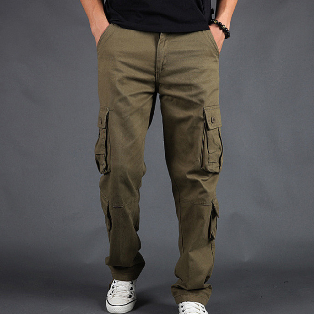 Herren Cargohose | weicher Stoff | Strapazierfähig, bequem & kühl | Outdoor & Freizeit