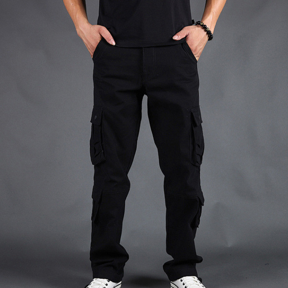 Herren Cargohose | weicher Stoff | Strapazierfähig, bequem & kühl | Outdoor & Freizeit