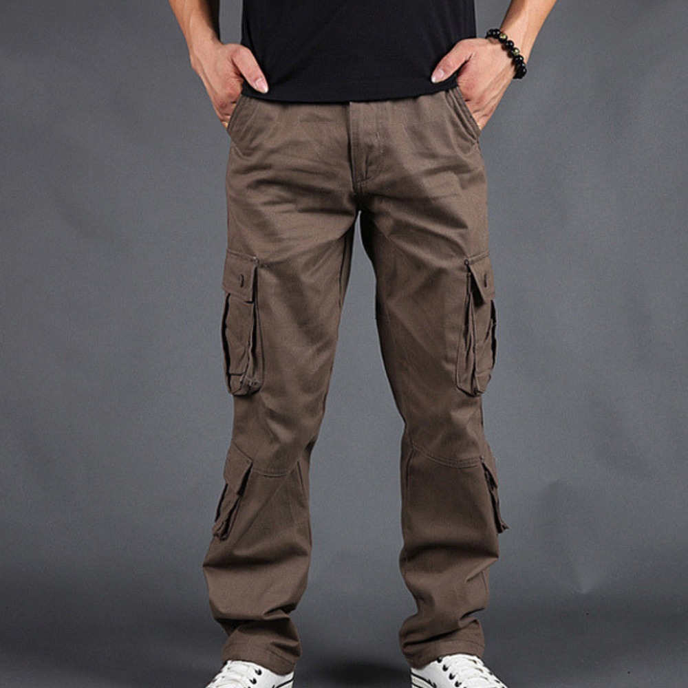 Herren Cargohose | weicher Stoff | Strapazierfähig, bequem & kühl | Outdoor & Freizeit