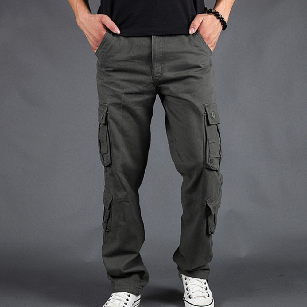 Herren Cargohose | weicher Stoff | Strapazierfähig, bequem & kühl | Outdoor & Freizeit