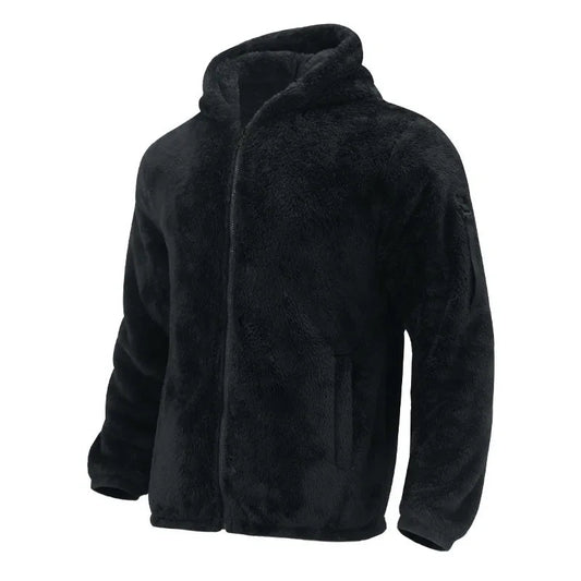 Herren Jacke | Winter Jacke Herren für kalte Tage mit Kapuze und praktischen Taschen
