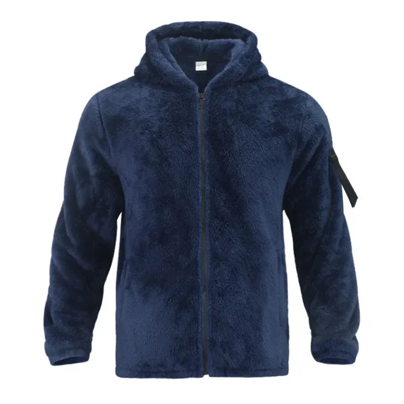 Herren Jacke | Winter Jacke Herren für kalte Tage mit Kapuze und praktischen Taschen