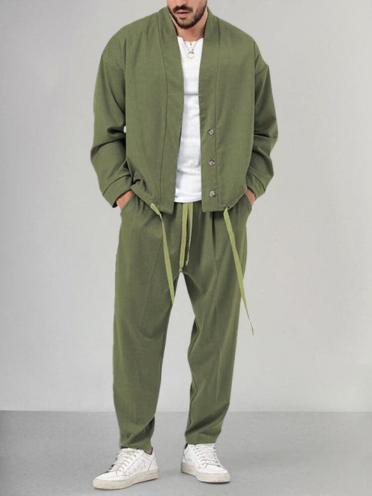 Herren Koordinationsset | 2-teiliges Freizeit Outfit für Alltag