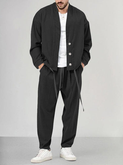 Herren Koordinationsset | 2-teiliges Freizeit Outfit für Alltag