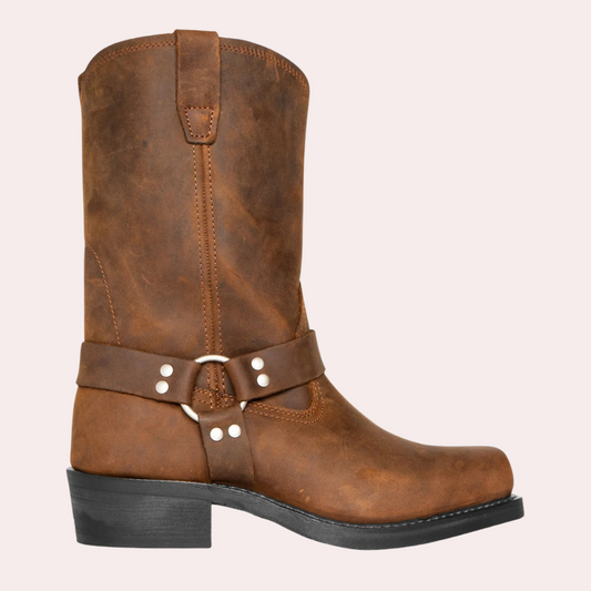 Herren Leder Cowboy Stiefel | Stiefel für Herbst und Winter
