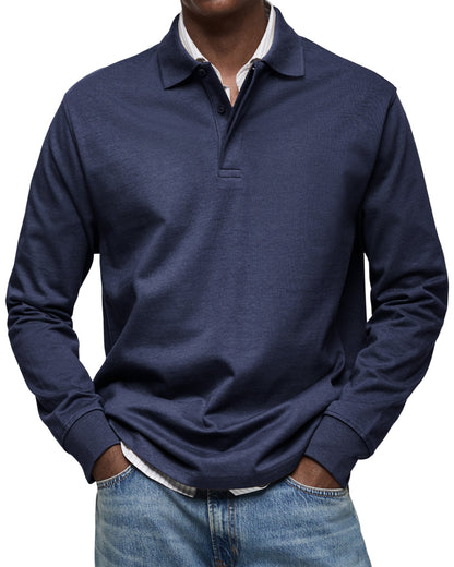 Herren Poloshirt Langer Arm | Poloshirts Für Männer - Vielseitig Für Freizeit Und Formal