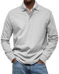 Herren Poloshirt Langer Arm | Poloshirts Für Männer - Vielseitig Für Freizeit Und Formal