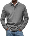 Herren Poloshirt Langer Arm | Poloshirts Für Männer - Vielseitig Für Freizeit Und Formal