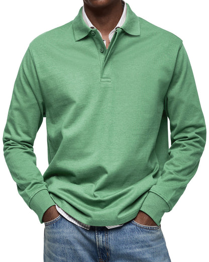 Herren Poloshirt Langer Arm | Poloshirts Für Männer - Vielseitig Für Freizeit Und Formal