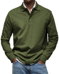 Herren Poloshirt Langer Arm | Poloshirts Für Männer - Vielseitig Für Freizeit Und Formal