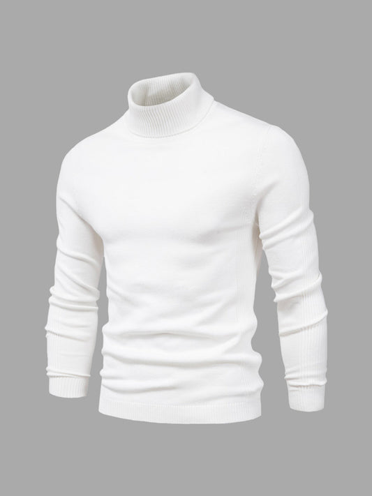 Herren-Rollkragenpullover – bequem, maschinenwaschbar, zeitloses Design, in verschiedenen Farben und Größen erhältlich