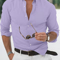 Herrenhemd | Hemden Herren Langarm für Erwachsene im Business Casual Stil