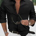 Herrenhemd | Hemden Herren Langarm für Erwachsene im Business Casual Stil