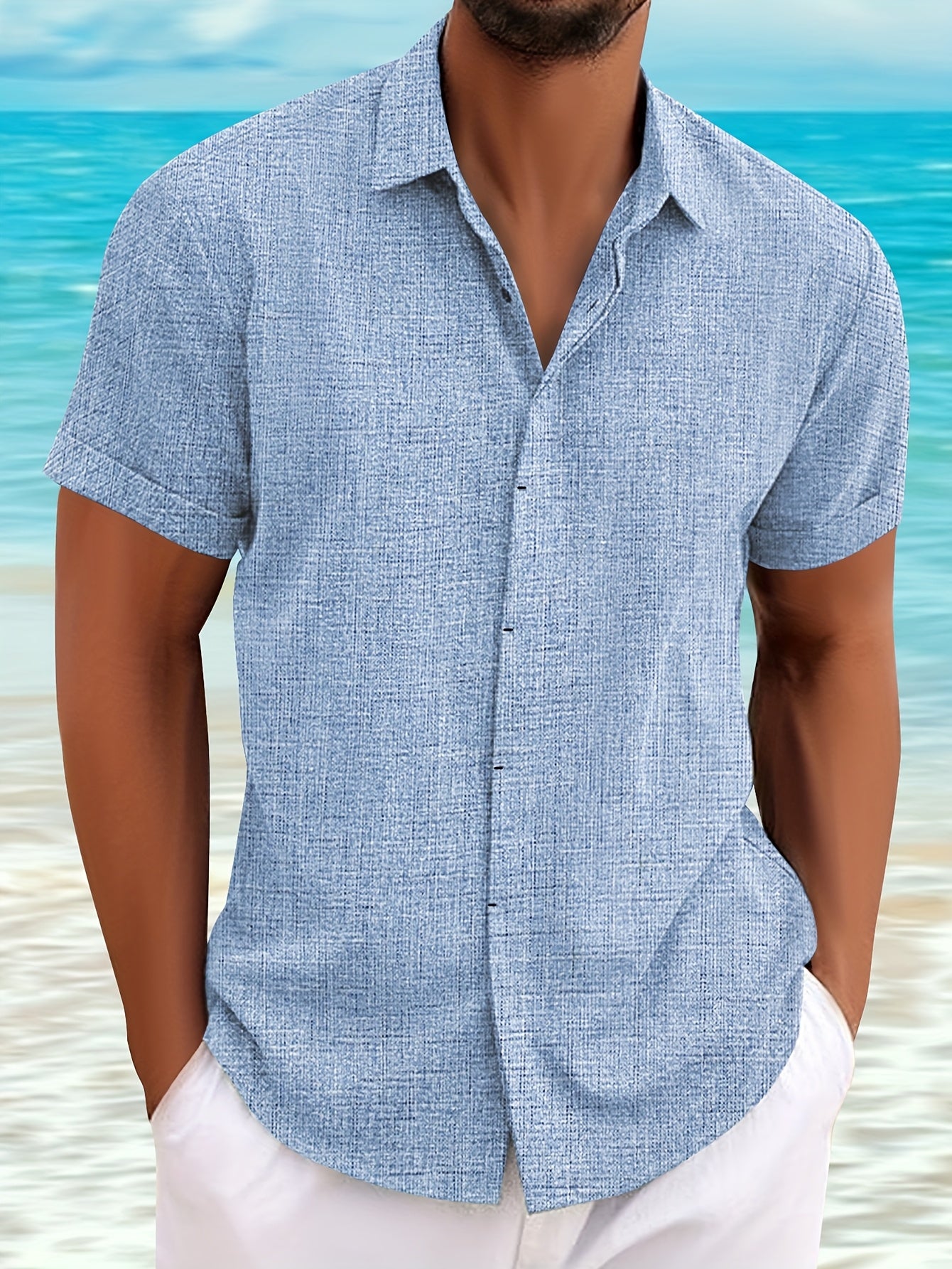 Herrenhemd | Hemden für Herren | Sommerbekleidung für Erwachsene