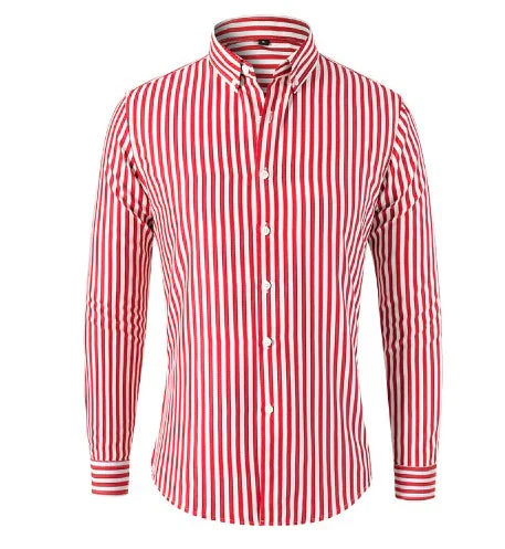 Herrenhemd | Langarm Slim Fit für Herren, Ideal für Business und Freizeit