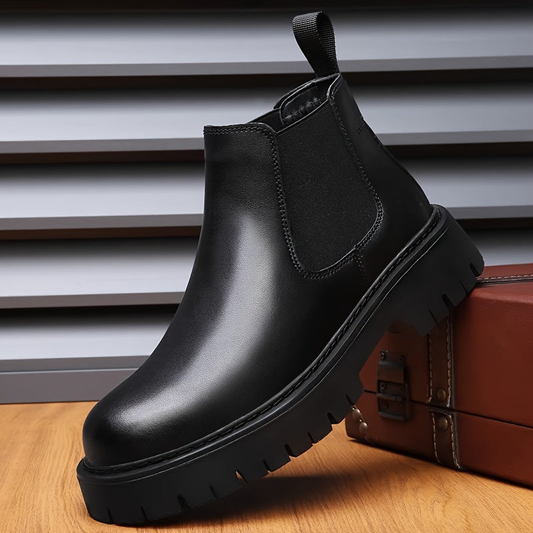 Herrenstiefel | Dicke Sohle | Bequem & Modern | Freizeitschuhe für Herren