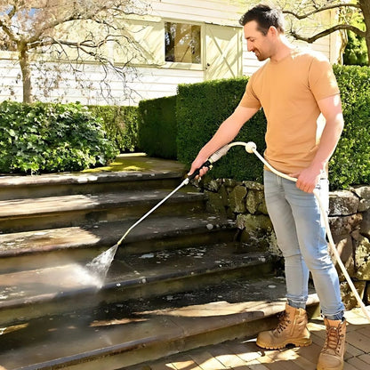 Hochdruckreiniger mit Verstellbarem Wasserdruck – Ideal zum Reinigen von Autos, Terrassen und Gartenmöbeln