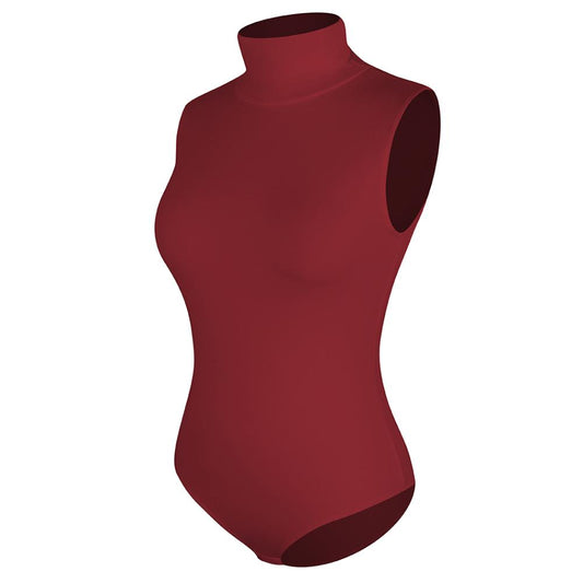 Hochgeschlossenes Ärmelloses Shapewear Bodysuit für Damen – Bequem, Undurchsichtig, Elastisches Material