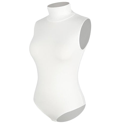 Hochgeschlossenes Ärmelloses Shapewear Bodysuit für Damen – Bequem, Undurchsichtig, Elastisches Material
