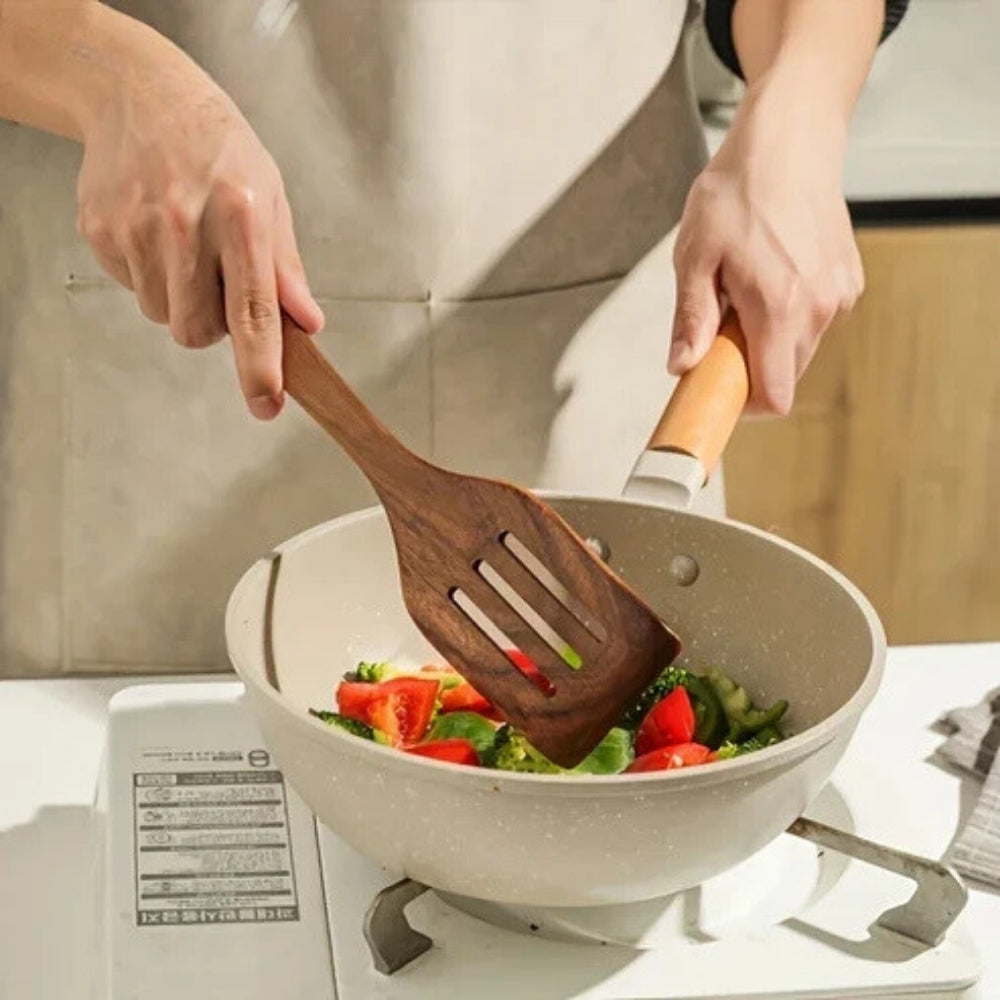 Hochwertige Kochutensilien aus Holz | 7-teiliges Set 3