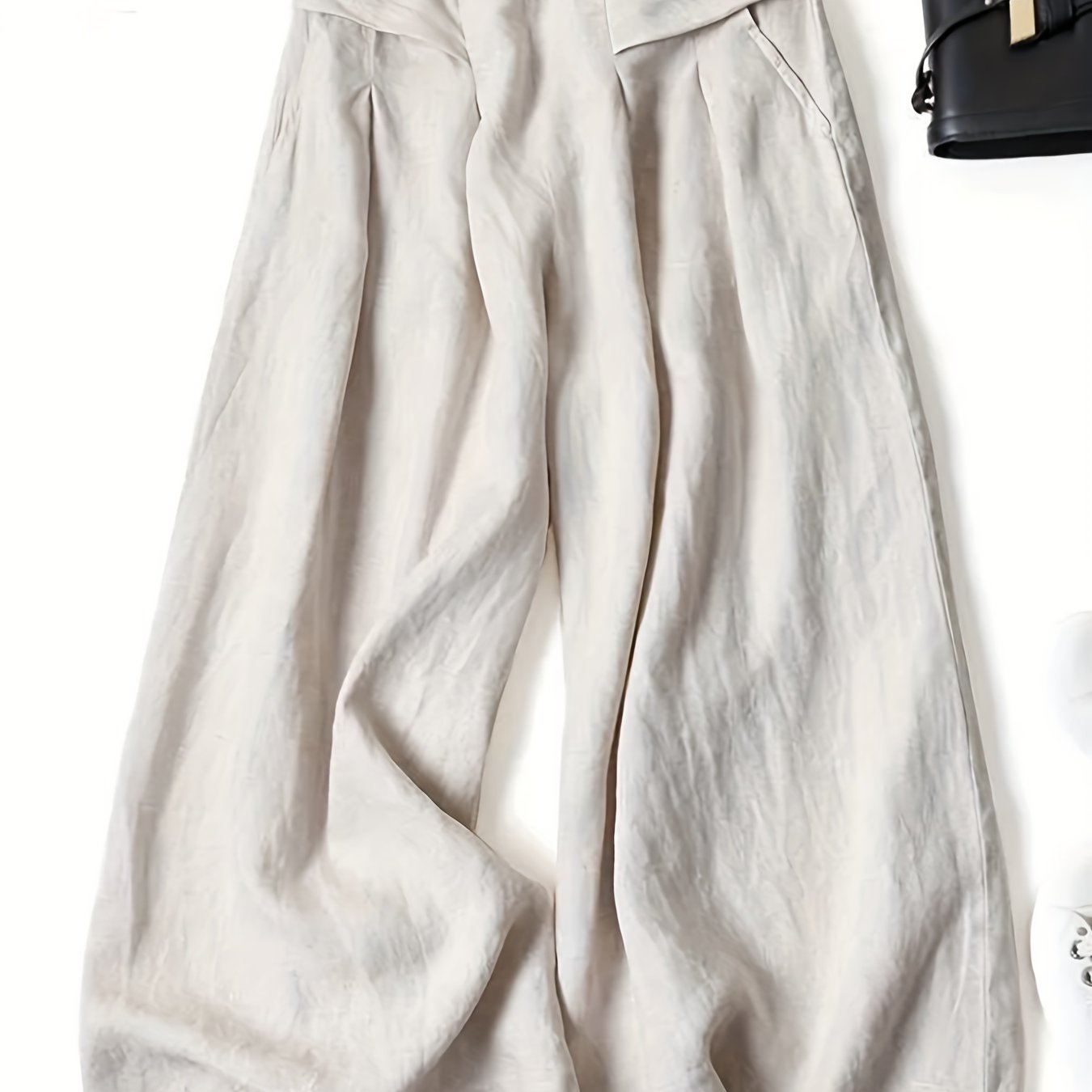 Hosen Damen | 7/8 Stoffhose Damen für Frühling Sommer Herbst