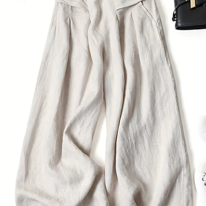 Hosen Damen | 7/8 Stoffhose Damen für Frühling Sommer Herbst