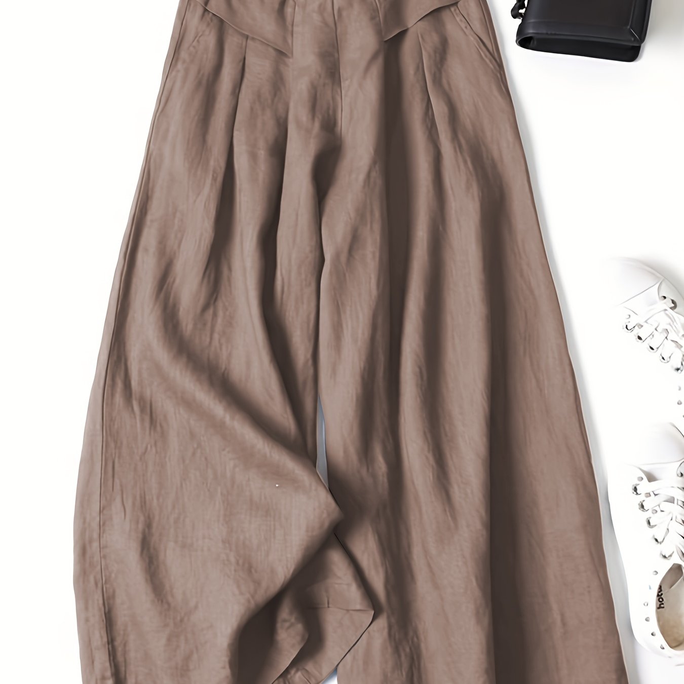 Hosen Damen | 7/8 Stoffhose Damen für Frühling Sommer Herbst
