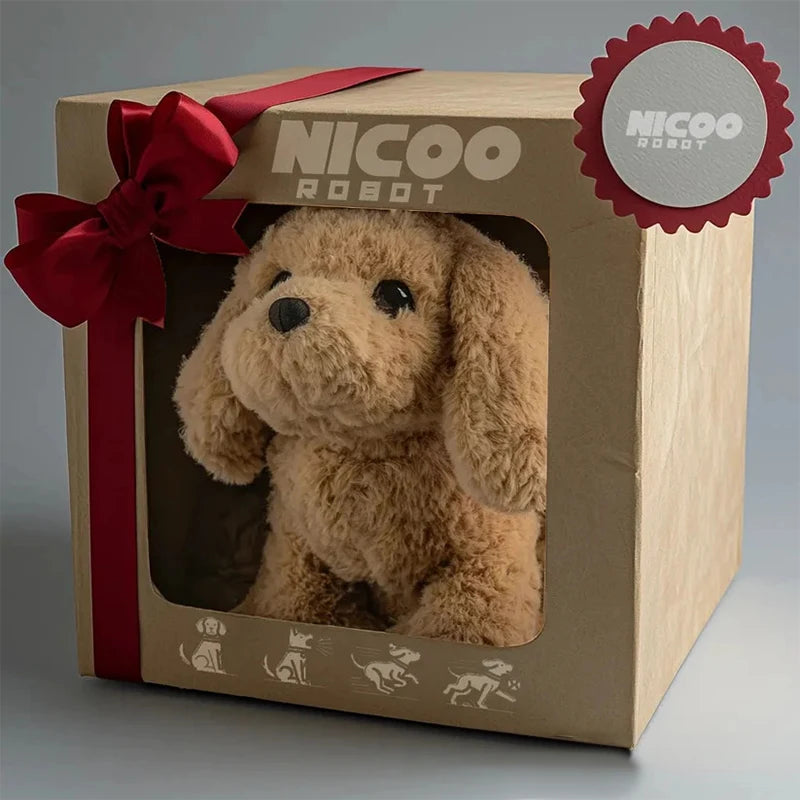 Interaktives Roboterhund-Spielzeug für Kinder – KI-gesteuerter Welpe mit realistischen Aktionen und Geräuschen 0