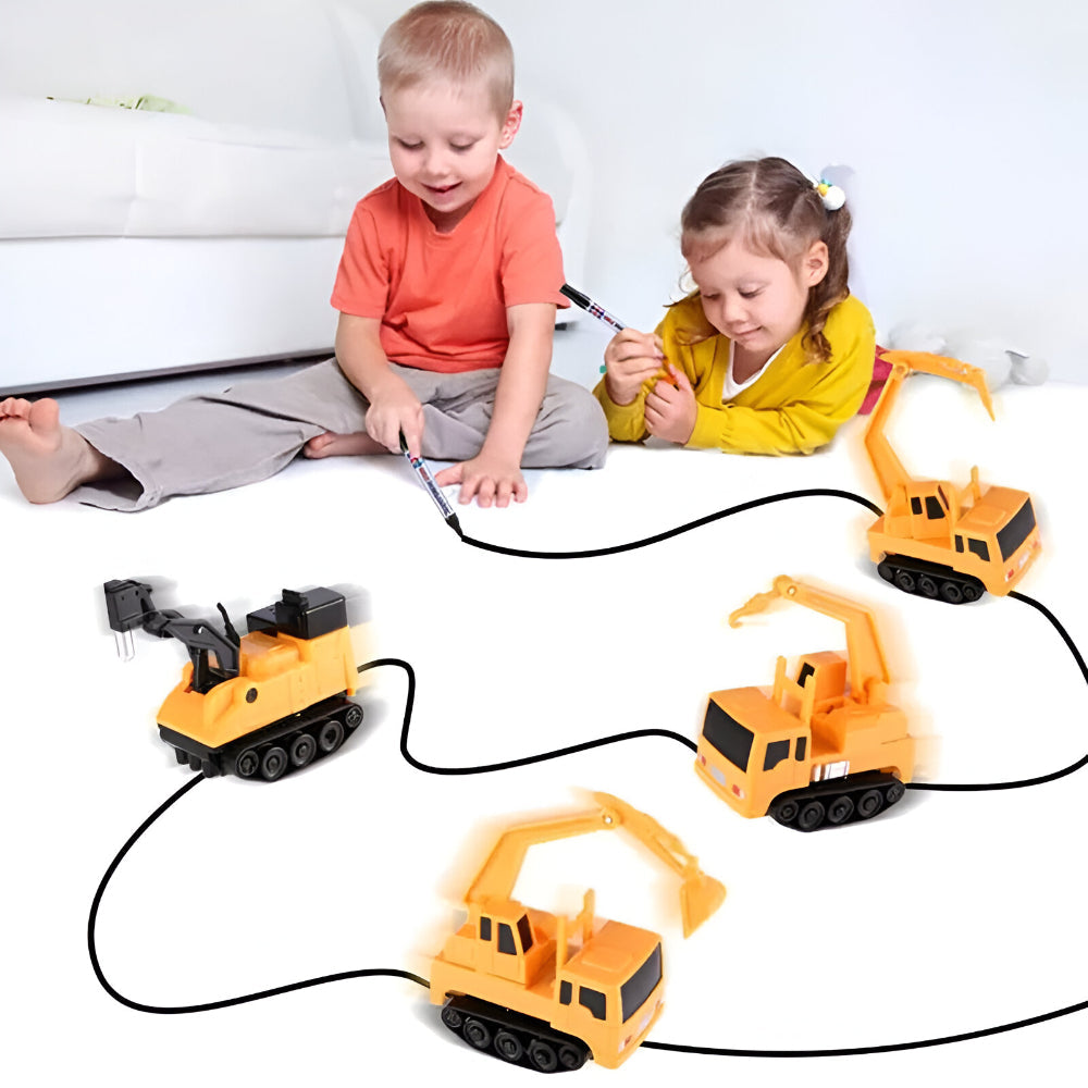 Interaktives Spielzeugauto für Kinder, das Linien folgt und als Lernfahrzeug dient 7